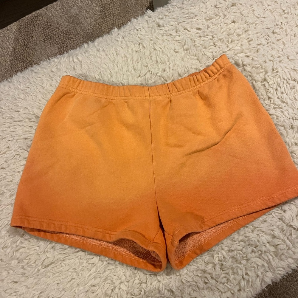 Aritzia Vibrant Orange Athletic Shorts